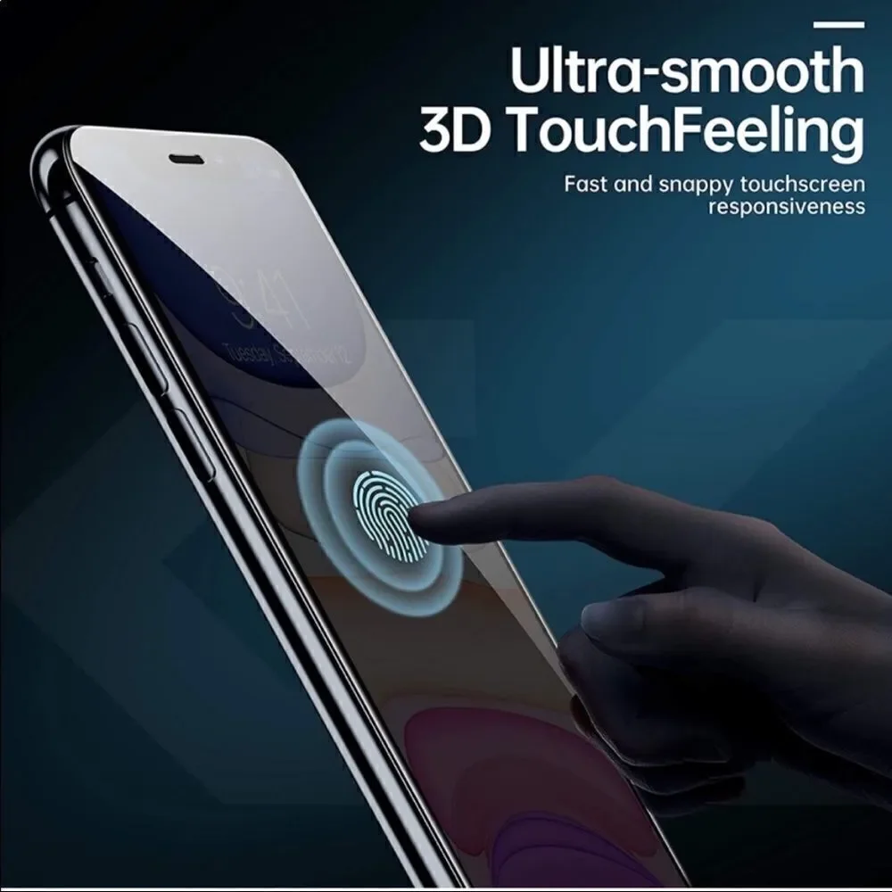 Bundle Casekoo Screen Protector iPhone 12 or 12 Pro Full Coverage Tempered Glass